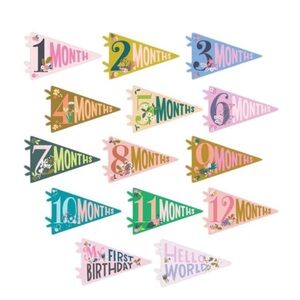 Lucy Darling Milestone Pennants